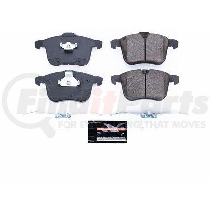 Z231257 by POWERSTOP BRAKES - Z23 EVOLUTION SPORT CARBON-FIBER BRAKE PADS W/ HARDWARE