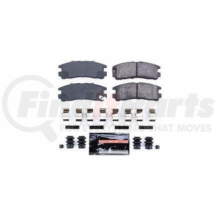 Z23383 by POWERSTOP BRAKES - Z23 EVOLUTION SPORT CARBON-FIBER BRAKE PADS W/ HARDWARE