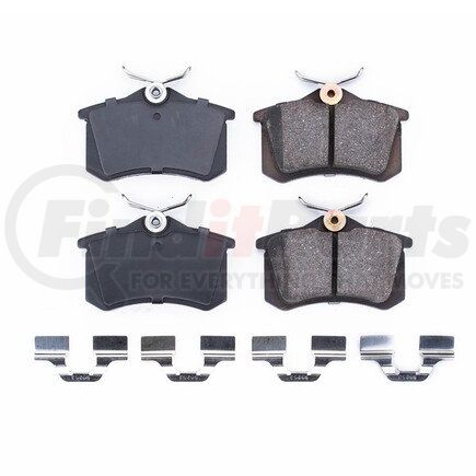 17-340A by POWERSTOP BRAKES - Z17 EVOLUTION CERAMIC BRAKE PADS W/ HARDWARE