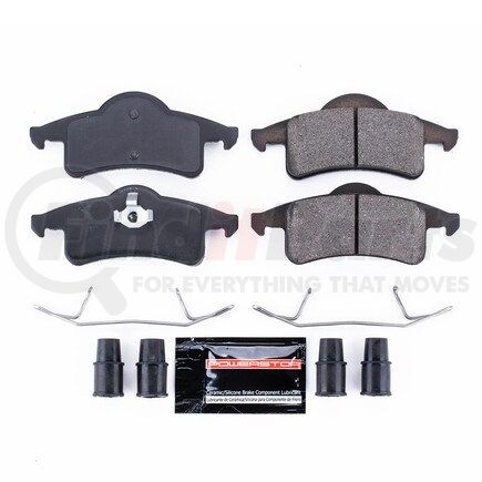 Z23791 by POWERSTOP BRAKES - Z23 EVOLUTION SPORT CARBON-FIBER BRAKE PADS W/ HARDWARE