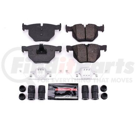 Z231042 by POWERSTOP BRAKES - Z23 EVOLUTION SPORT CARBON-FIBER BRAKE PADS W/ HARDWARE