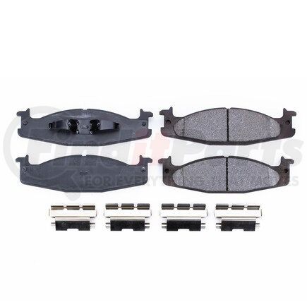 17-632 by POWERSTOP BRAKES - Z17 EVOLUTION CERAMIC BRAKE PADS W/ HARDWARE