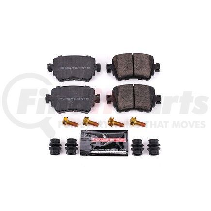 Z231779 by POWERSTOP BRAKES - Z23 EVOLUTION SPORT CARBON-FIBER BRAKE PADS W/ HARDWARE