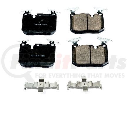 17-1609 by POWERSTOP BRAKES - Z17 EVOLUTION CERAMIC BRAKE PADS W/ HARDWARE