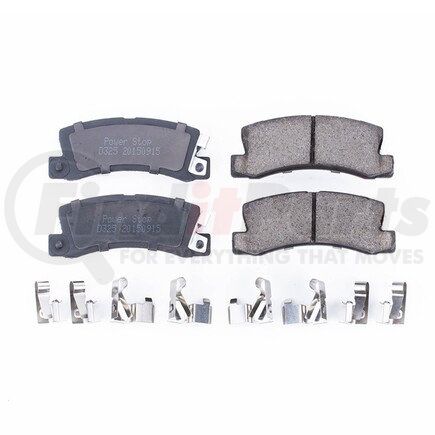 17-325 by POWERSTOP BRAKES - Z17 EVOLUTION CERAMIC BRAKE PADS W/ HARDWARE