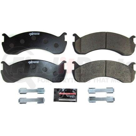 Z36-786 by POWERSTOP BRAKES - Z36 TRUCK & TOW CARBON-FIBER CERAMIC BRAKE PADS W/ HARDWARE