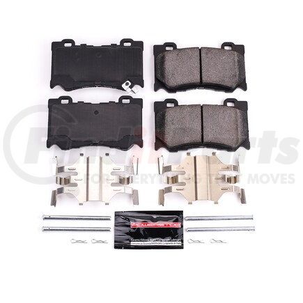 Z231346 by POWERSTOP BRAKES - Z23 EVOLUTION SPORT CARBON-FIBER BRAKE PADS W/ HARDWARE