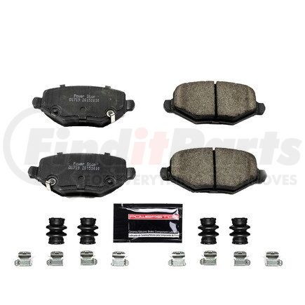 Z231719 by POWERSTOP BRAKES - Z23 EVOLUTION SPORT CARBON-FIBER BRAKE PADS W/ HARDWARE