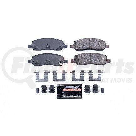 Z231172 by POWERSTOP BRAKES - Z23 EVOLUTION SPORT CARBON-FIBER BRAKE PADS W/ HARDWARE