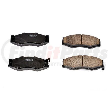 16-266 by POWERSTOP BRAKES - Z16 EVOLUTION CERAMIC BRAKE PADS