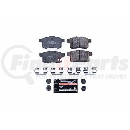 Z231336 by POWERSTOP BRAKES - Z23 EVOLUTION SPORT CARBON-FIBER BRAKE PADS W/ HARDWARE