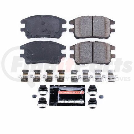 Z23930 by POWERSTOP BRAKES - Z23 EVOLUTION SPORT CARBON-FIBER BRAKE PADS W/ HARDWARE