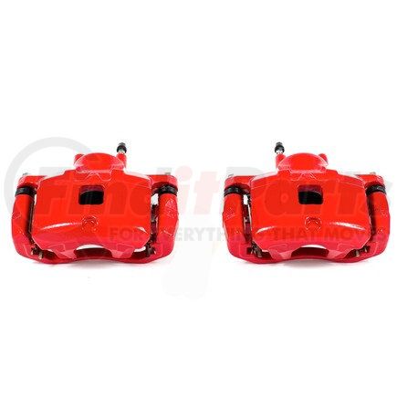 S5032 by POWERSTOP BRAKES - Red Powder Coated Calipers