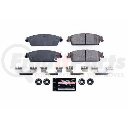 Z23-1194 by POWERSTOP BRAKES - Z23 EVOLUTION SPORT CARBON-FIBER BRAKE PADS W/ HARDWARE