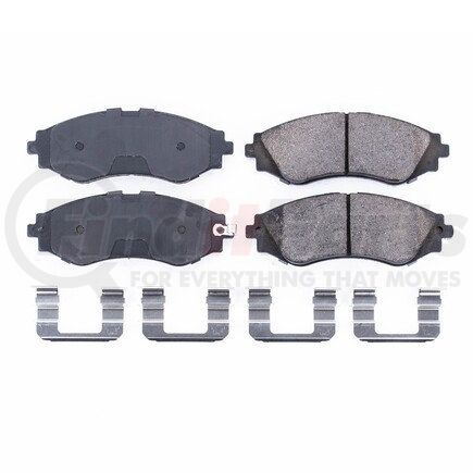 17-797 by POWERSTOP BRAKES - Z17 EVOLUTION CERAMIC BRAKE PADS W/ HARDWARE