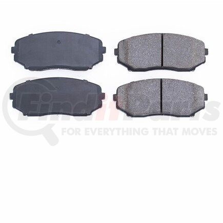 16-1258 by POWERSTOP BRAKES - Z16 EVOLUTION CERAMIC BRAKE PADS