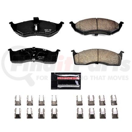 Z23642 by POWERSTOP BRAKES - Z23 EVOLUTION SPORT CARBON-FIBER BRAKE PADS W/ HARDWARE