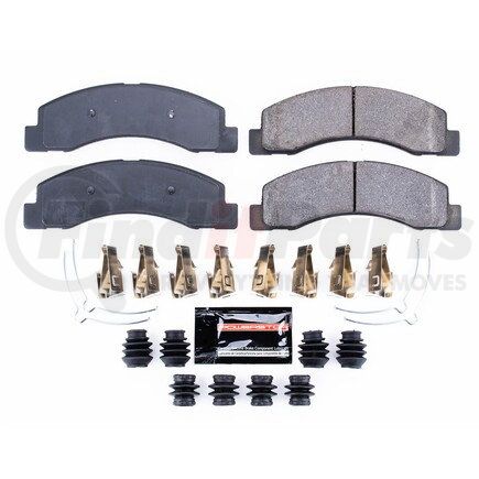 Z23756 by POWERSTOP BRAKES - Z23 EVOLUTION SPORT CARBON-FIBER BRAKE PADS W/ HARDWARE