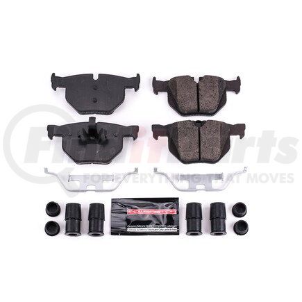 Z231170 by POWERSTOP BRAKES - Z23 EVOLUTION SPORT CARBON-FIBER BRAKE PADS W/ HARDWARE