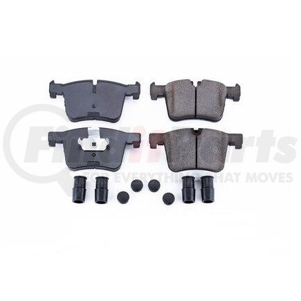 17-1561 by POWERSTOP BRAKES - Z17 EVOLUTION CERAMIC BRAKE PADS W/ HARDWARE