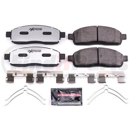 Z36-1011 by POWERSTOP BRAKES - Z36 TRUCK & TOW CARBON-FIBER CERAMIC BRAKE PADS W/ HARDWARE