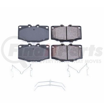 17-137 by POWERSTOP BRAKES - Z17 EVOLUTION CERAMIC BRAKE PADS W/ HARDWARE