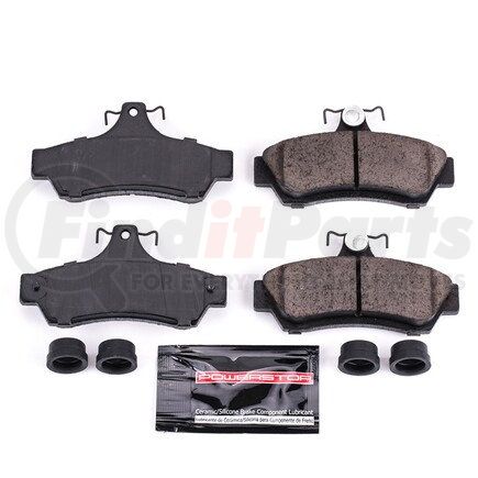 Z231048 by POWERSTOP BRAKES - Z23 EVOLUTION SPORT CARBON-FIBER BRAKE PADS W/ HARDWARE