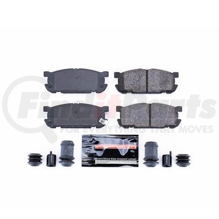 Z23891 by POWERSTOP BRAKES - Z23 EVOLUTION SPORT CARBON-FIBER BRAKE PADS W/ HARDWARE