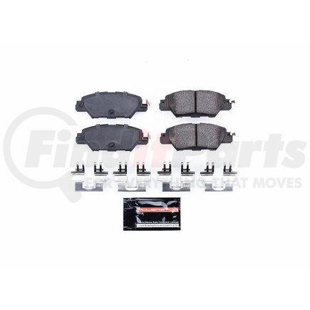 Z231846 by POWERSTOP BRAKES - Z23 EVOLUTION SPORT CARBON-FIBER BRAKE PADS W/ HARDWARE