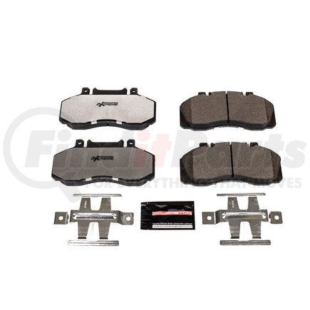 Z361062 by POWERSTOP BRAKES - Z36 TRUCK & TOW CARBON-FIBER CERAMIC BRAKE PADS W/ HARDWARE