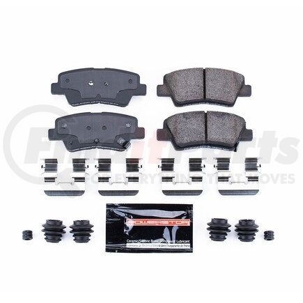 Z231594 by POWERSTOP BRAKES - Z23 EVOLUTION SPORT CARBON-FIBER BRAKE PADS W/ HARDWARE