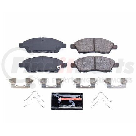 Z231592 by POWERSTOP BRAKES - Z23 EVOLUTION SPORT CARBON-FIBER BRAKE PADS W/ HARDWARE