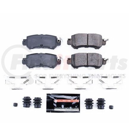 Z231624 by POWERSTOP BRAKES - Z23 EVOLUTION SPORT CARBON-FIBER BRAKE PADS W/ HARDWARE