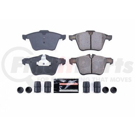 Z231240 by POWERSTOP BRAKES - Z23 EVOLUTION SPORT CARBON-FIBER BRAKE PADS W/ HARDWARE