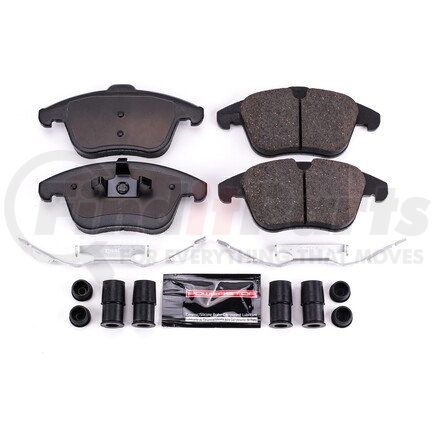 Z231306 by POWERSTOP BRAKES - Z23 EVOLUTION SPORT CARBON-FIBER BRAKE PADS W/ HARDWARE