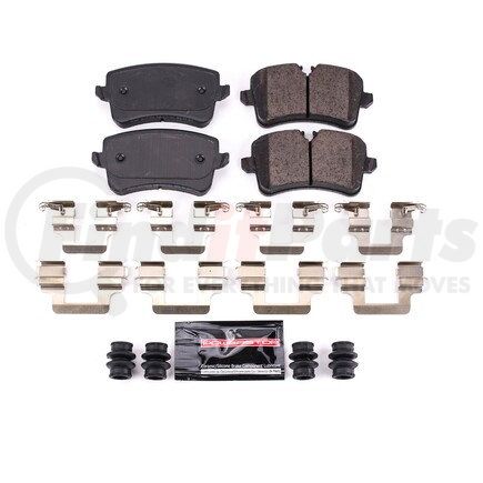 Z231547 by POWERSTOP BRAKES - Z23 EVOLUTION SPORT CARBON-FIBER BRAKE PADS W/ HARDWARE