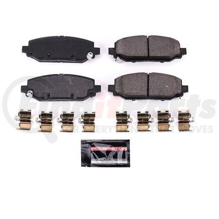 Z236004 by POWERSTOP BRAKES - Z23 EVOLUTION SPORT CARBON-FIBER BRAKE PADS W/ HARDWARE