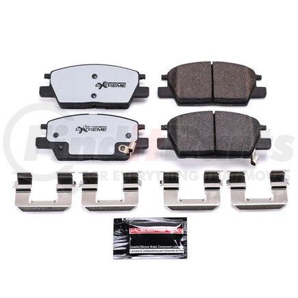 Z361913 by POWERSTOP BRAKES - Z36 TRUCK & TOW CARBON-FIBER CERAMIC BRAKE PADS W/ HARDWARE