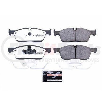 Z361838 by POWERSTOP BRAKES - Z36 TRUCK & TOW CARBON-FIBER CERAMIC BRAKE PADS W/ HARDWARE