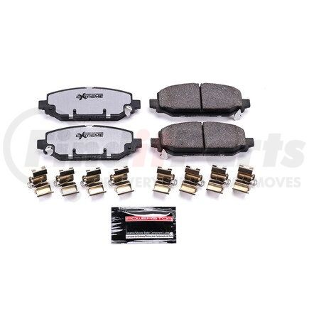 Z366004 by POWERSTOP BRAKES - Z36 TRUCK & TOW CARBON-FIBER CERAMIC BRAKE PADS W/ HARDWARE