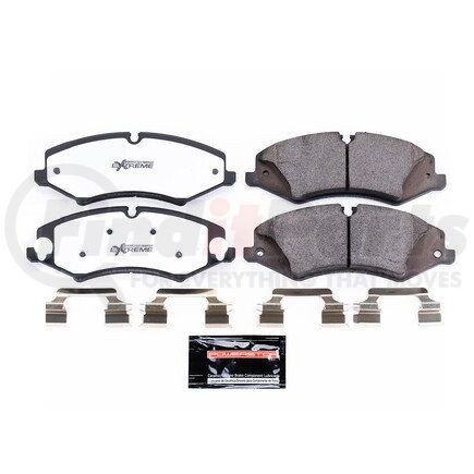 Z361479 by POWERSTOP BRAKES - Z36 TRUCK & TOW CARBON-FIBER CERAMIC BRAKE PADS W/ HARDWARE