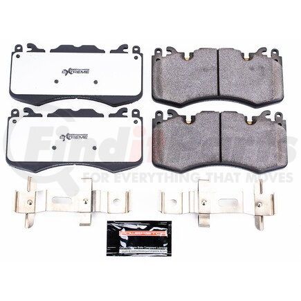 Z361426 by POWERSTOP BRAKES - Z36 TRUCK & TOW CARBON-FIBER CERAMIC BRAKE PADS W/ HARDWARE