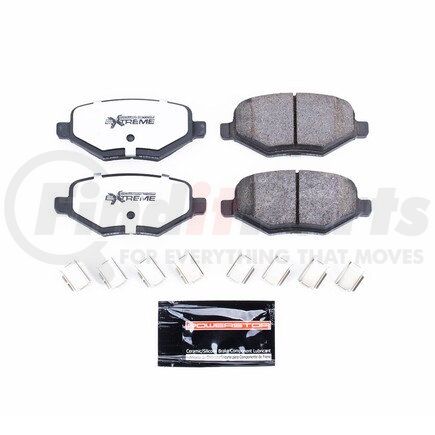 Z361754 by POWERSTOP BRAKES - Z36 TRUCK & TOW CARBON-FIBER CERAMIC BRAKE PADS W/ HARDWARE