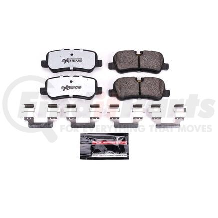 Z361099 by POWERSTOP BRAKES - Z36 TRUCK & TOW CARBON-FIBER CERAMIC BRAKE PADS W/ HARDWARE