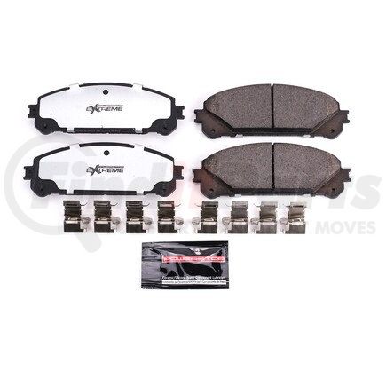 Z36-1324 by POWERSTOP BRAKES - Z36 TRUCK & TOW CARBON-FIBER CERAMIC BRAKE PADS W/ HARDWARE