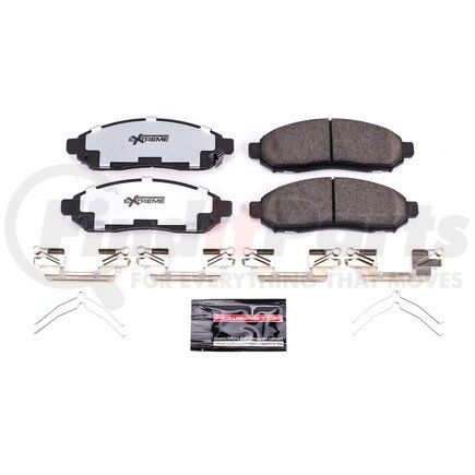 Z361094 by POWERSTOP BRAKES - Z36 TRUCK & TOW CARBON-FIBER CERAMIC BRAKE PADS W/ HARDWARE