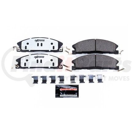 Z361611 by POWERSTOP BRAKES - Z36 TRUCK & TOW CARBON-FIBER CERAMIC BRAKE PADS W/ HARDWARE