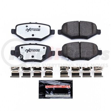 Z361612 by POWERSTOP BRAKES - Z36 TRUCK & TOW CARBON-FIBER CERAMIC BRAKE PADS W/ HARDWARE