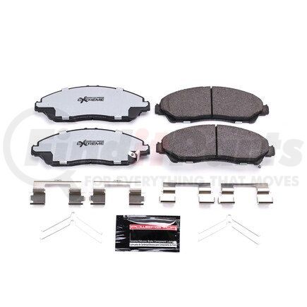 Z361723 by POWERSTOP BRAKES - Z36 TRUCK & TOW CARBON-FIBER CERAMIC BRAKE PADS W/ HARDWARE