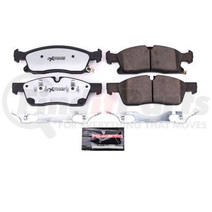 Z361904A by POWERSTOP BRAKES - Z36 TRUCK & TOW CARBON-FIBER CERAMIC BRAKE PADS W/ HARDWARE